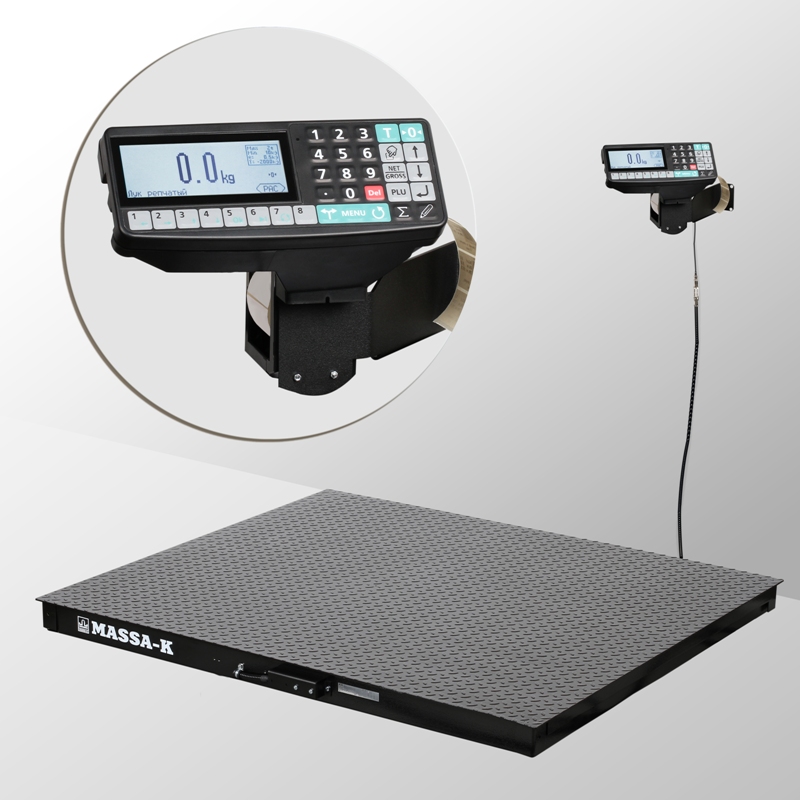Весы платформенные с печатью этикеток 4D-PM-12/12-1000-RP