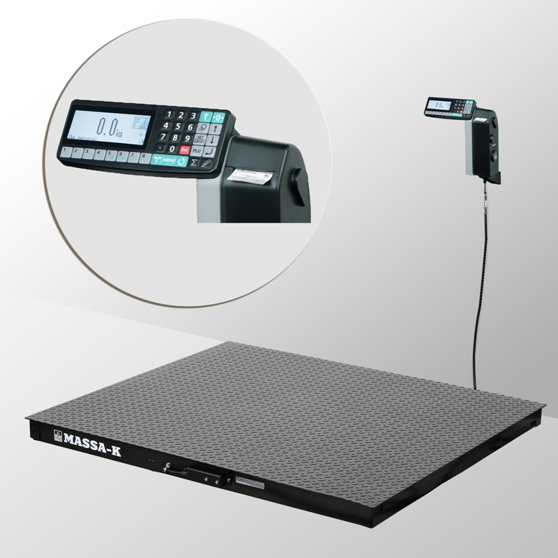 Весы платформенные с печатью этикеток 4D-PM-12/12-3000-RL