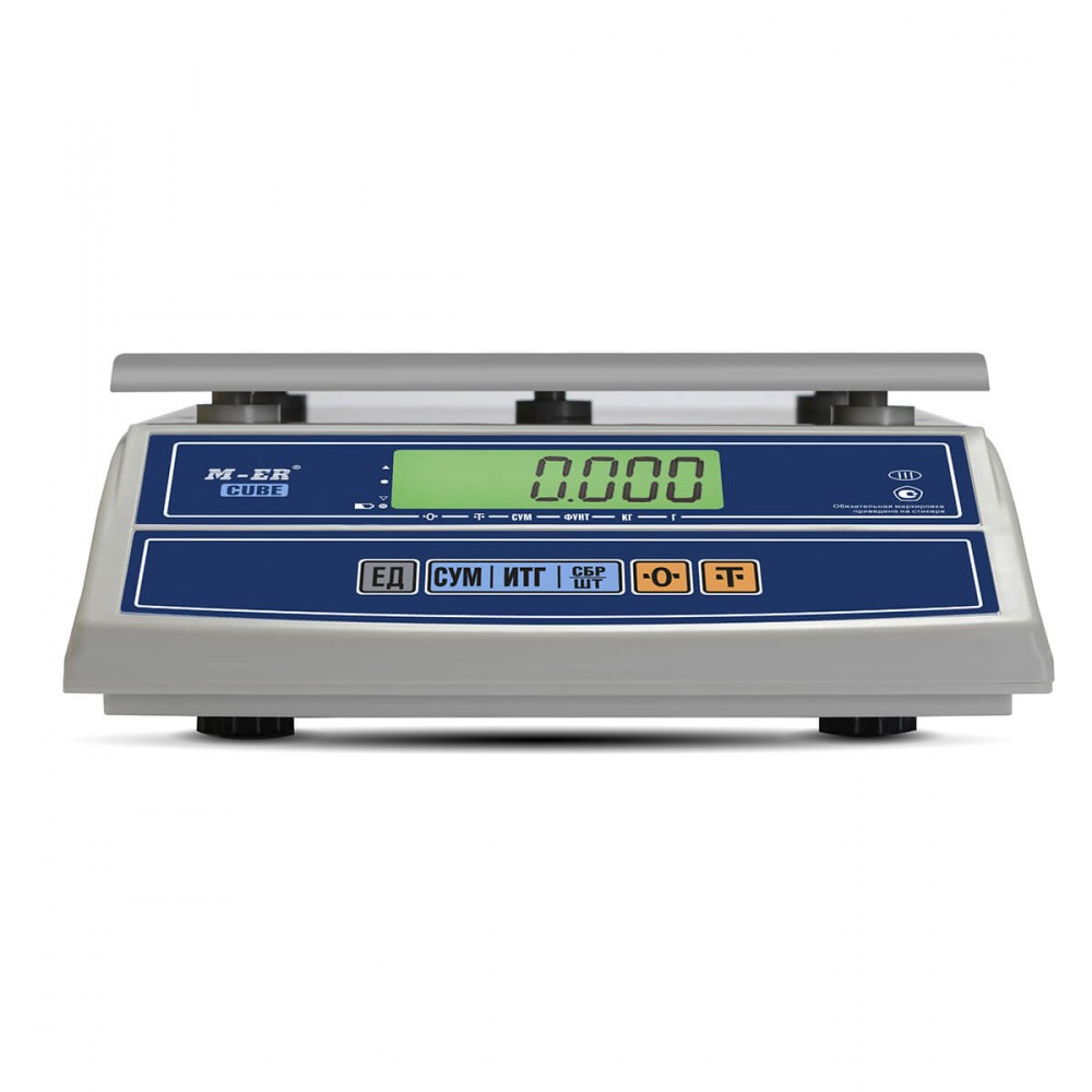 Фасовочные весы M-ER 326 AF "Cube" LCD USB