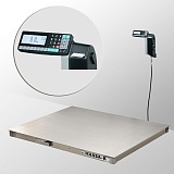 Весы платформенные с печатью этикеток 4D-PM.S-15/12-1000-RL